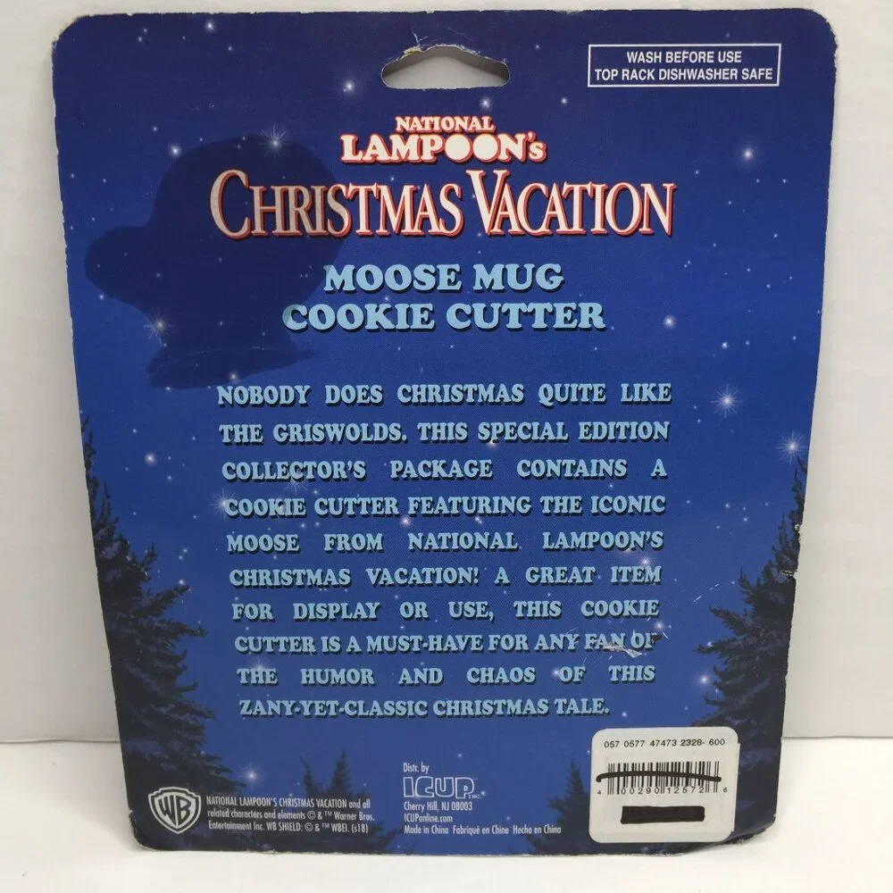 National Lampoon's Christmas Vacation Moose Mug Cookie Cutter Griswolds Red Holi